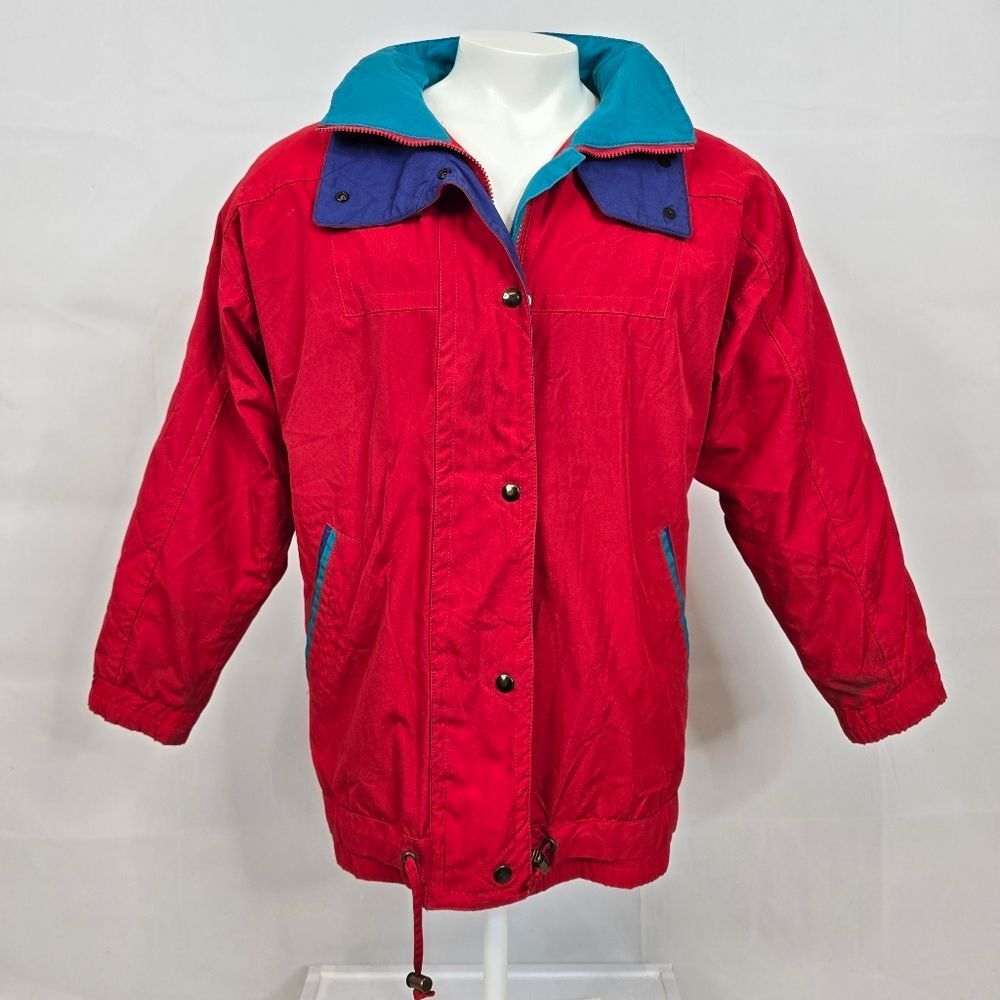 VTG 80's London Fog Colorful Thinsulate 3M Winter Jacket Sz M